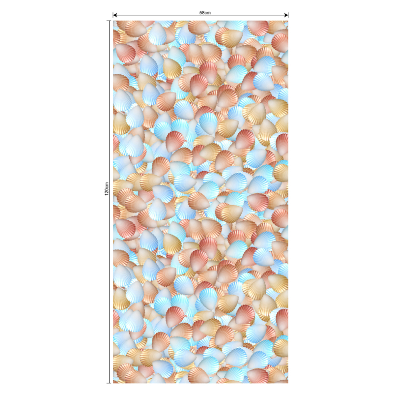 Elektrostatinis stiklo plėvelė langams - PVC medžiaga, modernus minimalistinis stilius, raštas: Kitas, pritaikoma apdaila