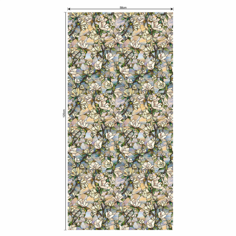 Elektrostatinis stiklo plėvelė langams - PVC medžiaga, modernus minimalistinis stilius, raštas: Kitas, pritaikoma apdaila