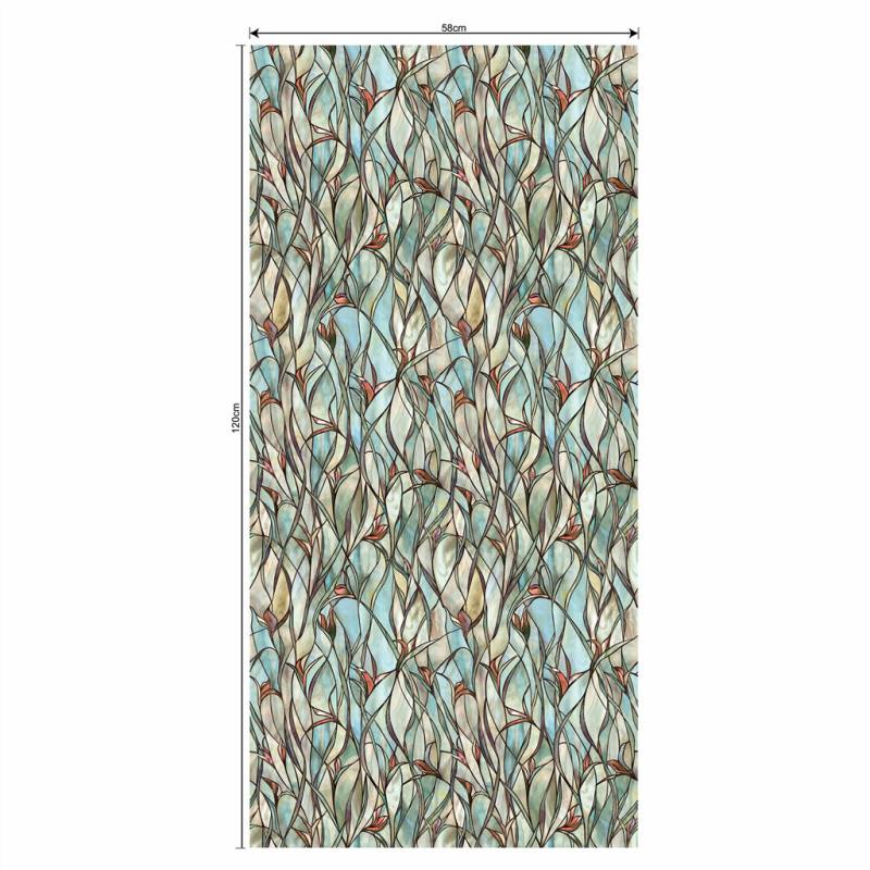 Elektrostatinis stiklo plėvelė langams - PVC medžiaga, modernus minimalistinis stilius, raštas: Kitas, pritaikoma apdaila