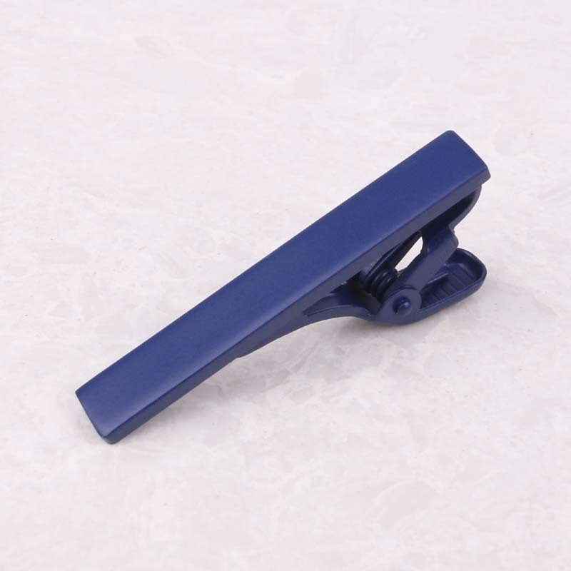 Клип за вратовръзка от сплав, PT900 чистота, плоска глава, унисекс дизайн, монохромен модел, формована обработка