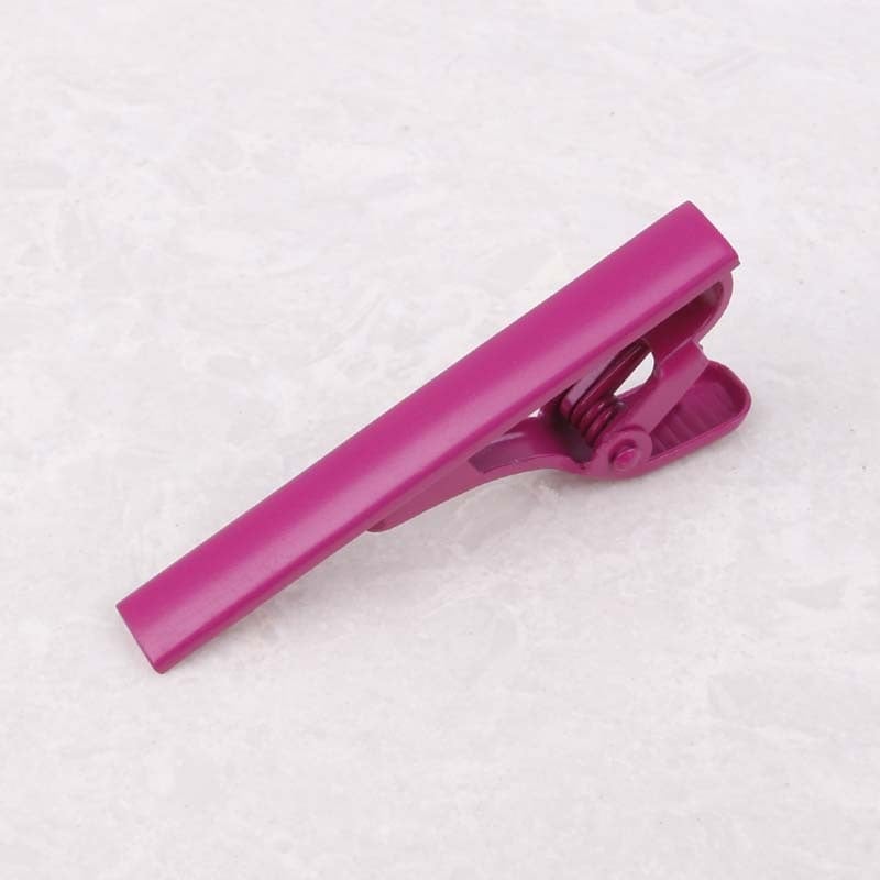 Клип за вратовръзка от сплав, PT900 чистота, плоска глава, унисекс дизайн, монохромен модел, формована обработка