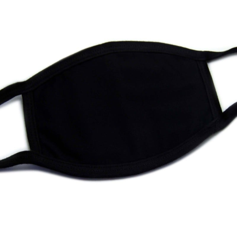 Kaukė su karikatūrine kaukole Šiba Inu išraiška, spauda, medvilnė, karikatūrinis raštas, pakabinamų ausų dizainas, dulkių apsauga