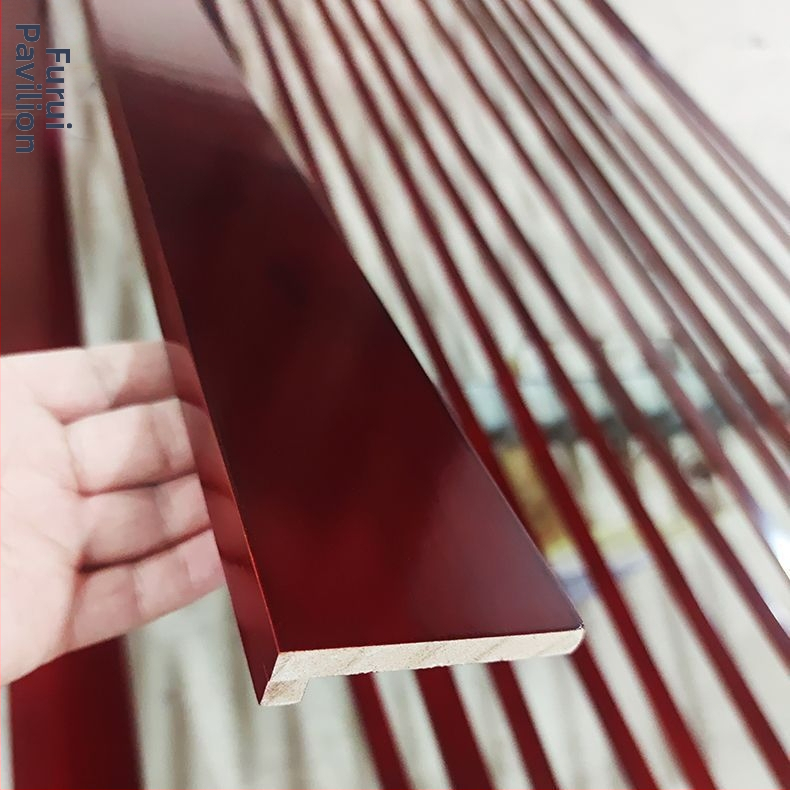 Medinis grindų profilis, dažyta paviršiaus, be formaldehido