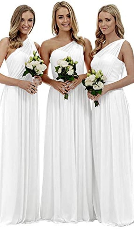 Рокля за шаферки, без ръкави, дълга пола, U-образно деколте, полиестер със спандекс, вечерно облекло за годишна фирмена среща