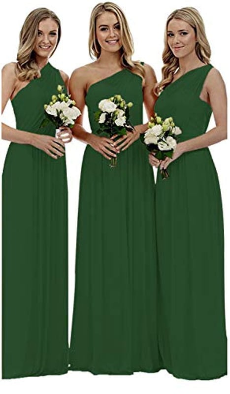 Рокля за шаферки, без ръкави, дълга пола, U-образно деколте, полиестер със спандекс, вечерно облекло за годишна фирмена среща