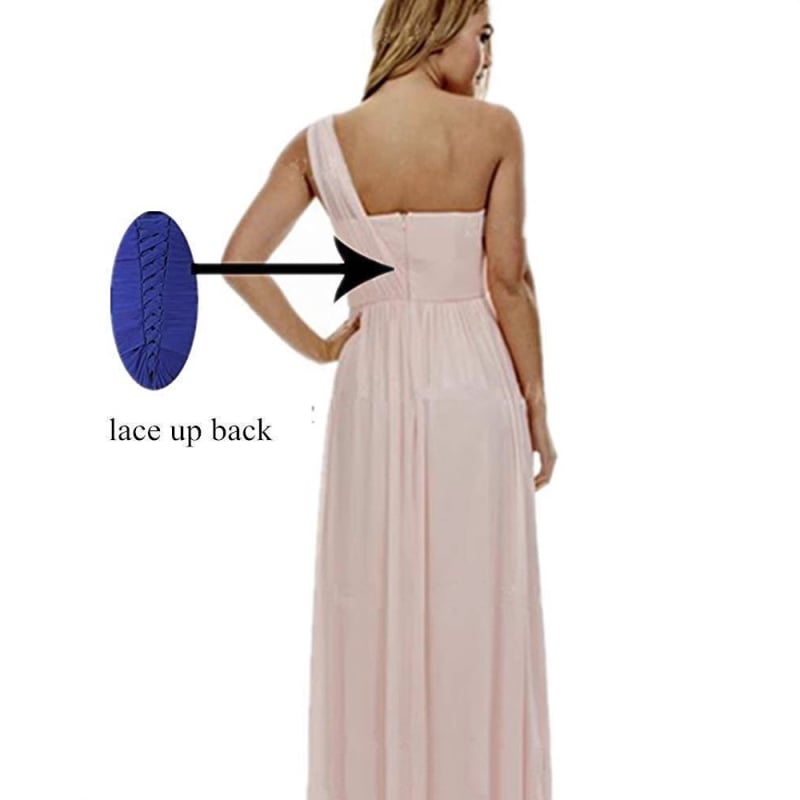 Рокля за шаферки, без ръкави, дълга пола, U-образно деколте, полиестер със спандекс, вечерно облекло за годишна фирмена среща