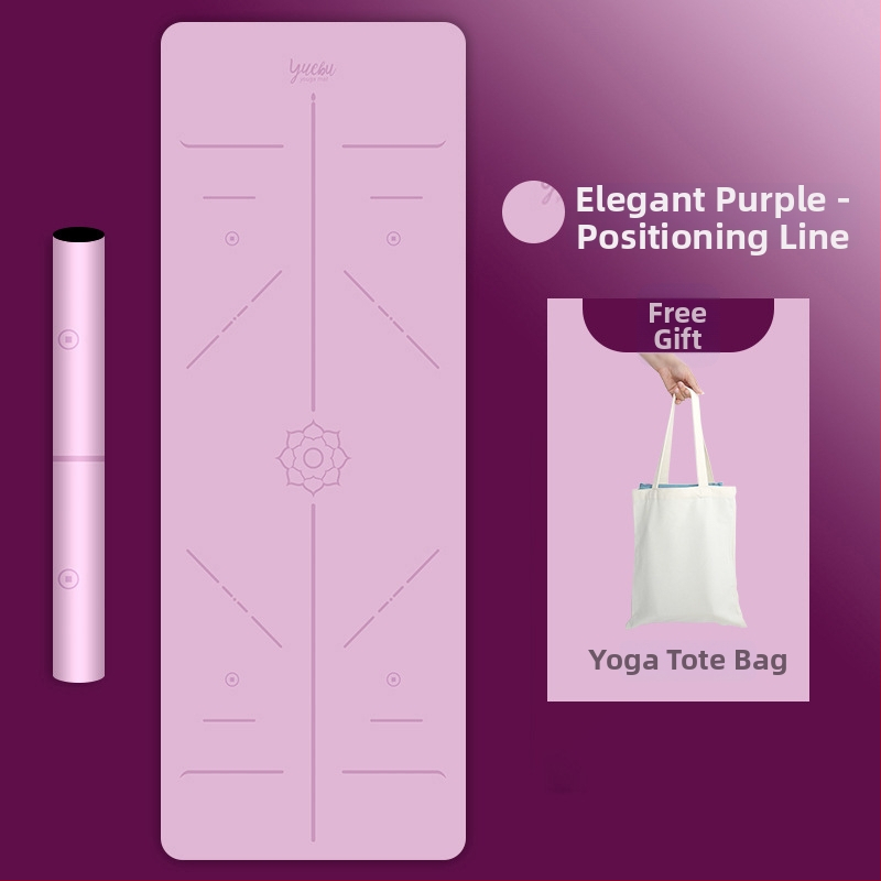 Deerskin velūra joga paklāja dvielis – 1,5 mm biezums, neslīdošs, saliekams, dabiskā gumija