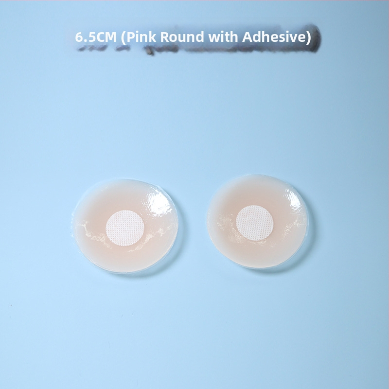 Силиконови невидими лепенки за бюст, ултра тънки, прозрачни, форма осемлистни цветя