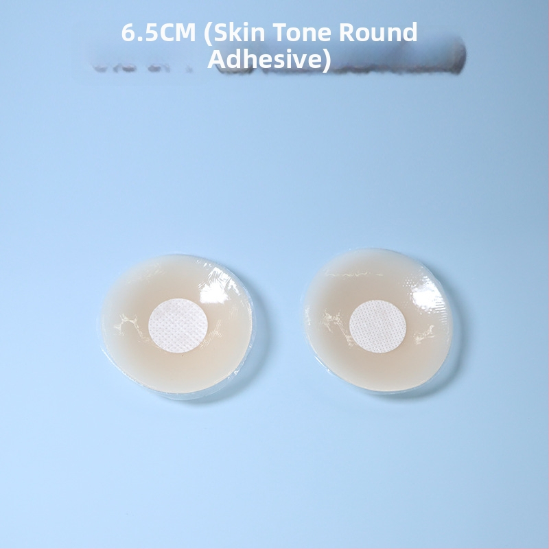 Силиконови невидими лепенки за бюст, ултра тънки, прозрачни, форма осемлистни цветя