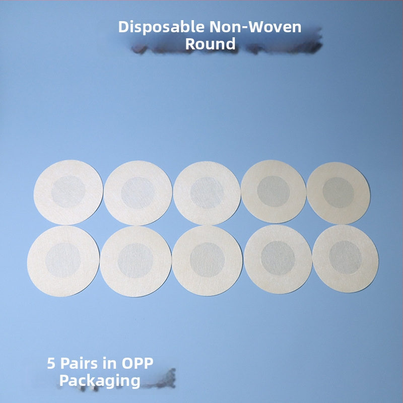 Силиконови невидими лепенки за бюст, ултра тънки, прозрачни, форма осемлистни цветя