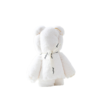 Koralinio fliso rankšluostis su lokio dizainu, paprastas audinys, 80–100 g