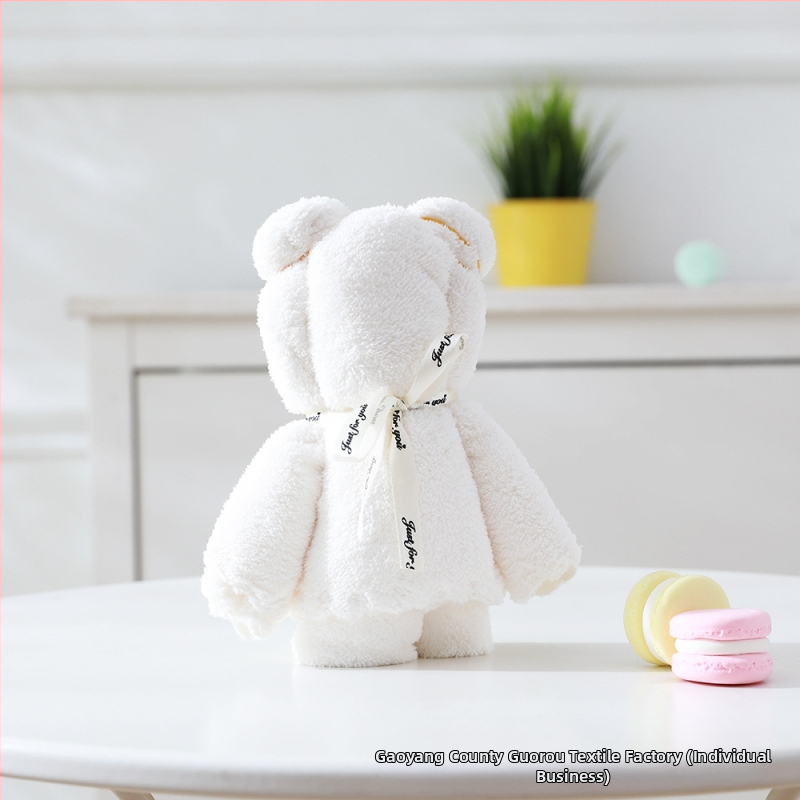 Koralinio fliso rankšluostis su lokio dizainu, paprastas audinys, 80–100 g