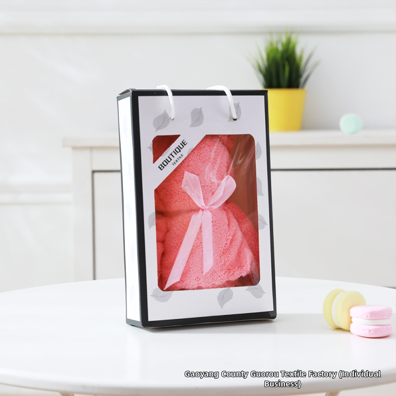 Koralinio fliso rankšluostis su lokio dizainu, paprastas audinys, 80–100 g