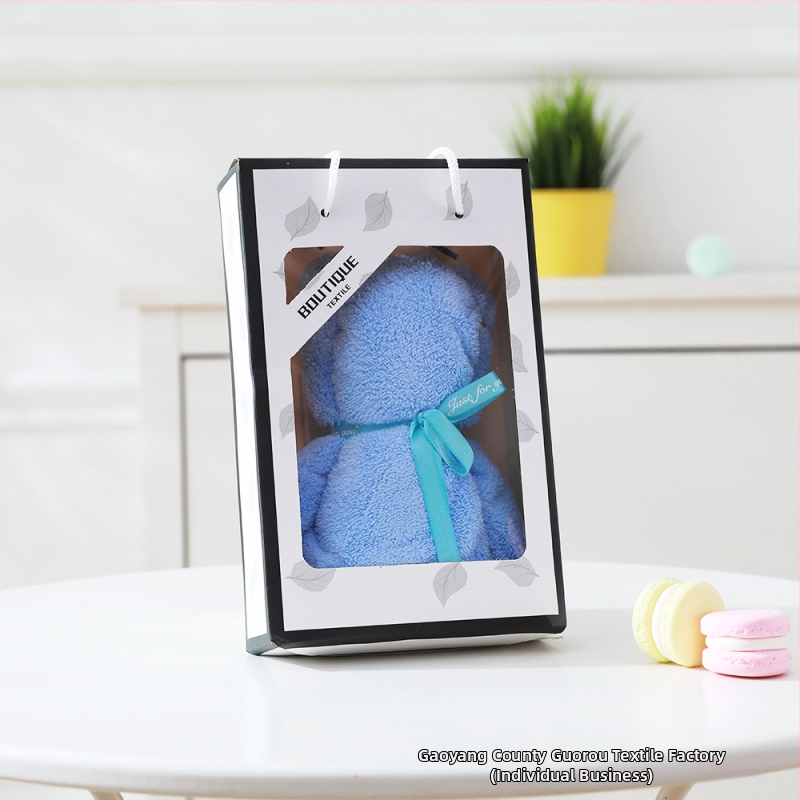 Koralinio fliso rankšluostis su lokio dizainu, paprastas audinys, 80–100 g