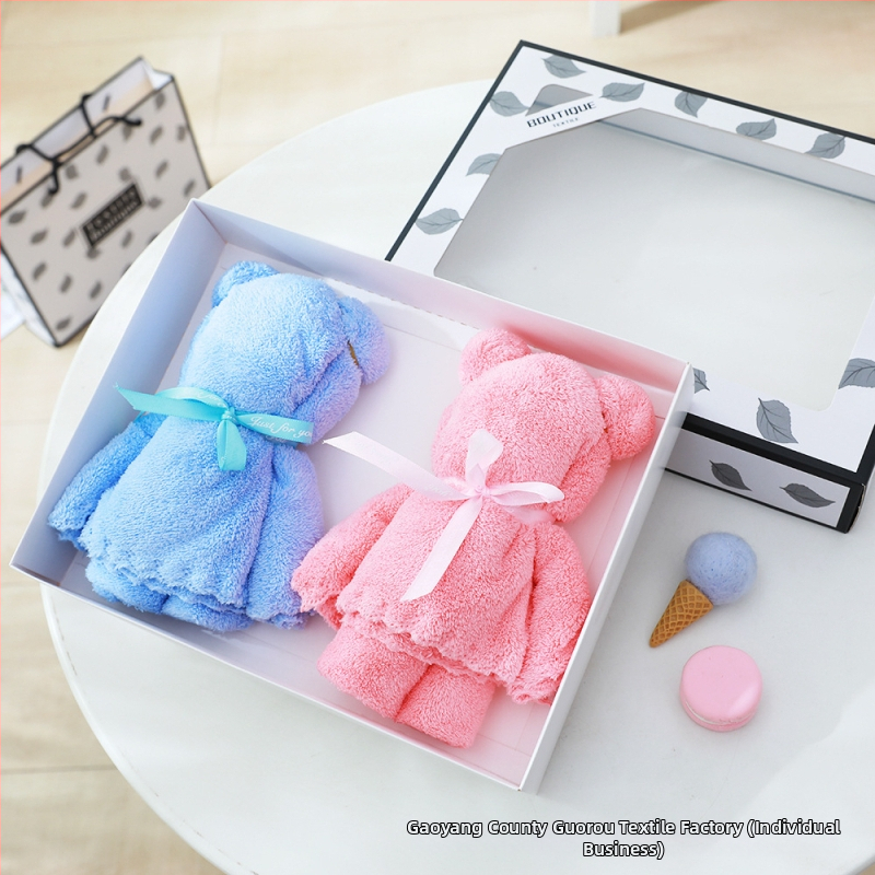 Koralinio fliso rankšluostis su lokio dizainu, paprastas audinys, 80–100 g