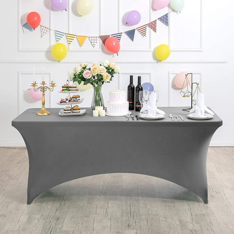 Milk Silk Ištemptas Stalo Uždangalas, Stačiakampio formos, Poliesteris, Vandeniui atsparus, Lengvai valomas, Neslidus