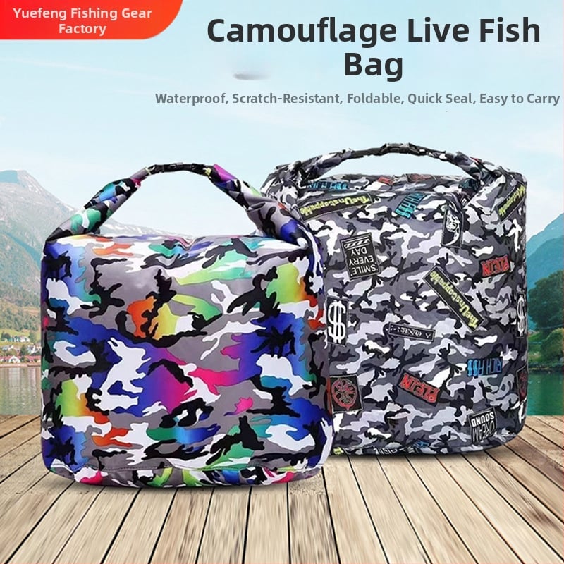 Kompaktne tihendatud kala kott, kaasaskantav kala kaitsekott, kokkupandav Oxford kangast (Materjal: Oxford kangas; Lukustamine: tihendatud; Kokkupandav; Kaasaskantav)