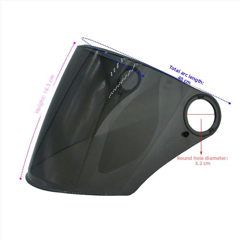 Motociklo šalmų lęšiai – prieš rūką, UV apsauga, HD aiškumas, universalus vizierio suderinamumas