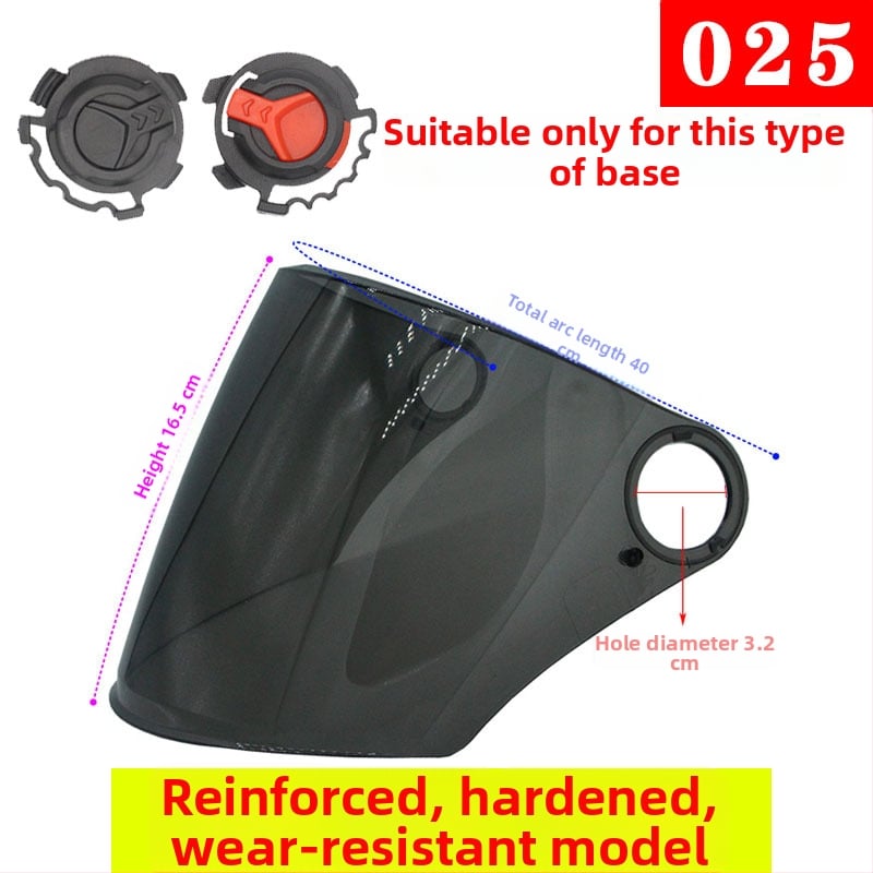 Motociklo šalmų lęšiai – prieš rūką, UV apsauga, HD aiškumas, universalus vizierio suderinamumas