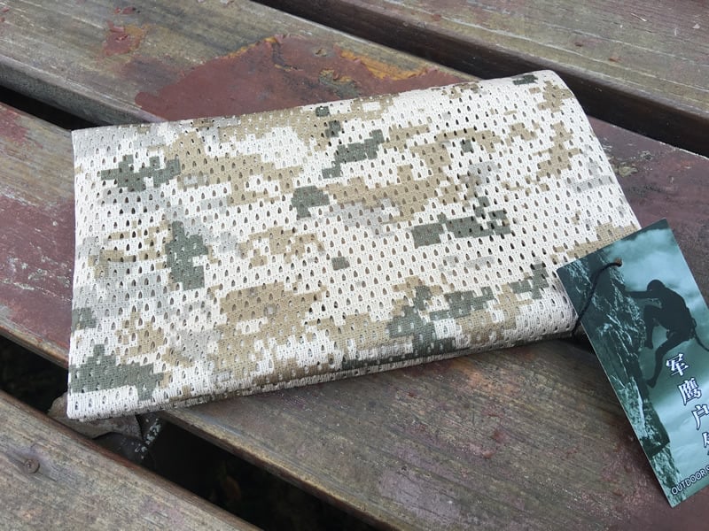 Sporta galvas šalle no neilona, svītrainais raksts, ārpuses lietošanai, pielāgošana pieejama