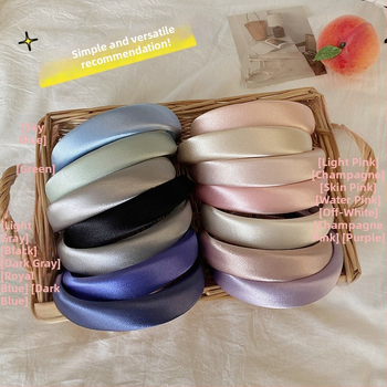 сатенова лента за глава, ръчна изработка, корейски стил, свеж и сладък стил, за жени