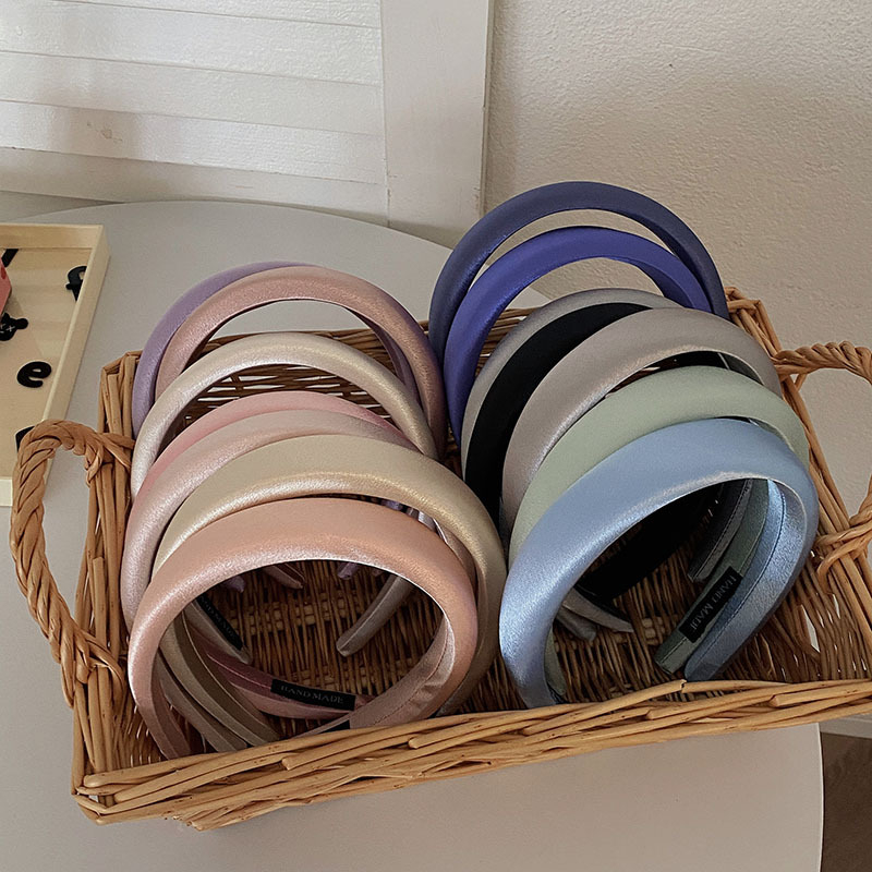 сатенова лента за глава, ръчна изработка, корейски стил, свеж и сладък стил, за жени