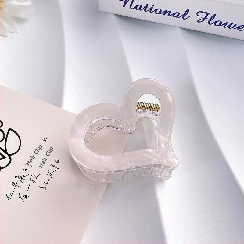 Щипка за коса с форма на акула, корейски стил; акрил; лепило; хващаща щипка; метално покритие; аксесоар за глава за жени; пролет 2025