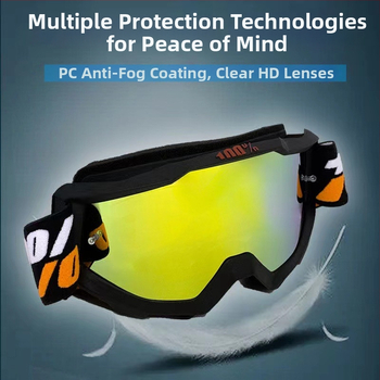 Motociklo ir bekelės dviračių akiniai, TR90 rėmas, antros kartos, keičiami lęšiai, suderinta su galvos juosta, dviračių akiniai