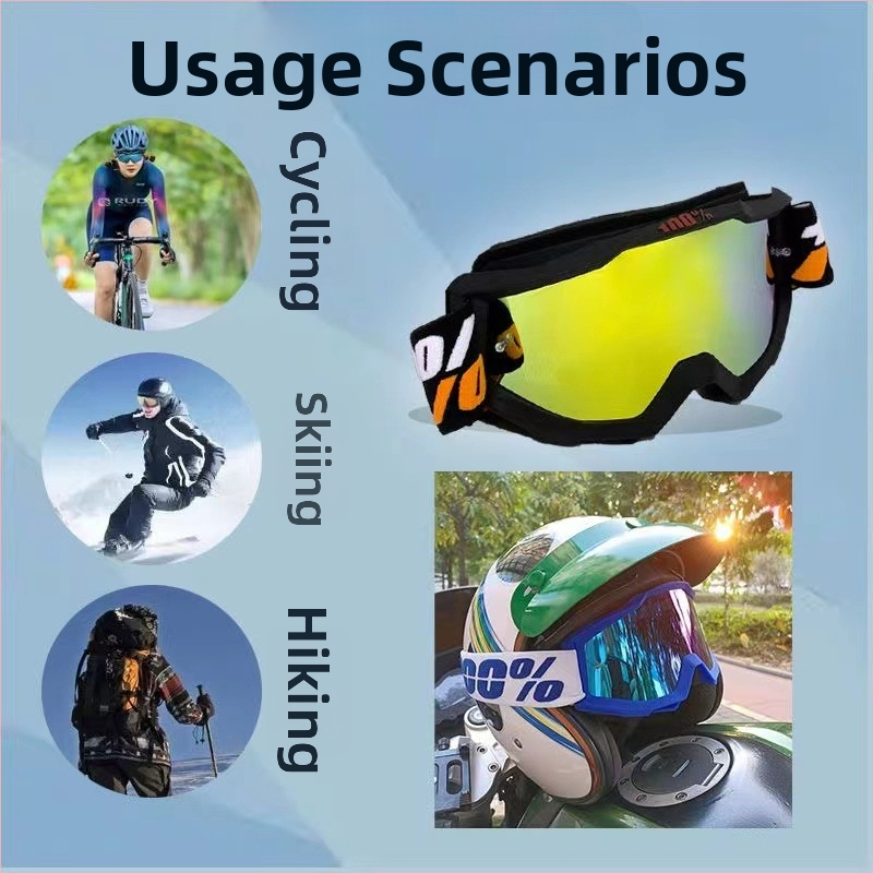 Okuliare na motocykel a off-road pre cyklistiku, TR90 rám, druhá generácia, vymeniteľné šošovky, kompatibilné s čelenkou, cyklistické okuliare