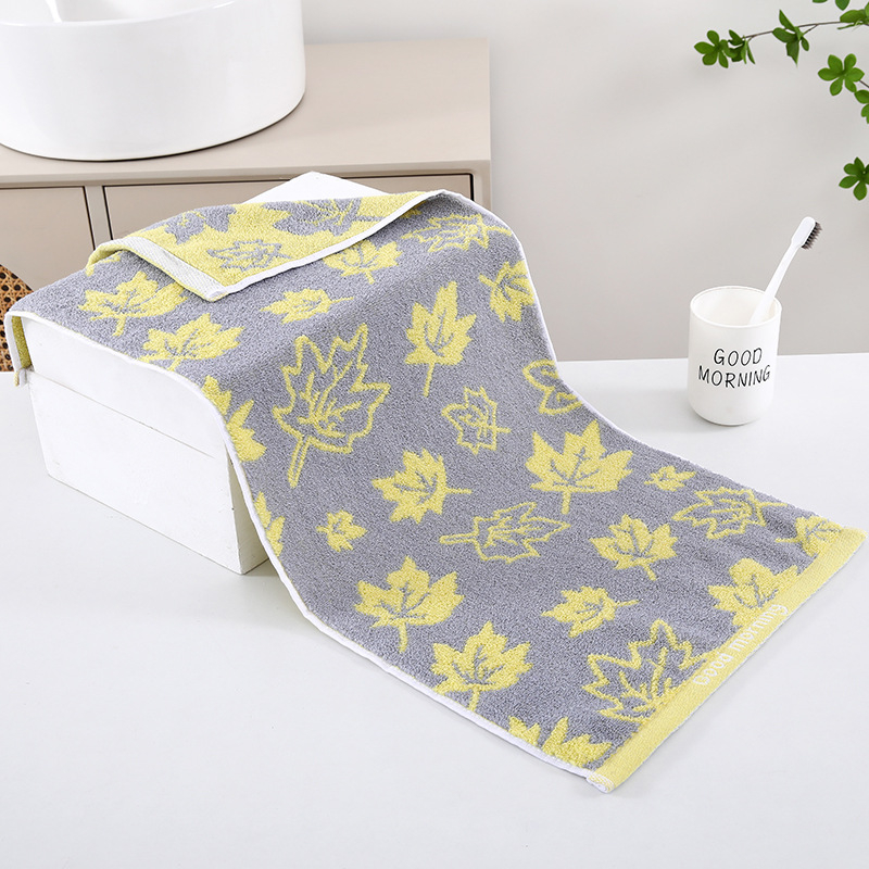 Sanzi 100% medvilnės veido rankšluostis — žakardas 32s, 120–140 g, pritaikomas