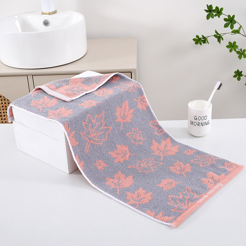 Sanzi 100% medvilnės veido rankšluostis — žakardas 32s, 120–140 g, pritaikomas