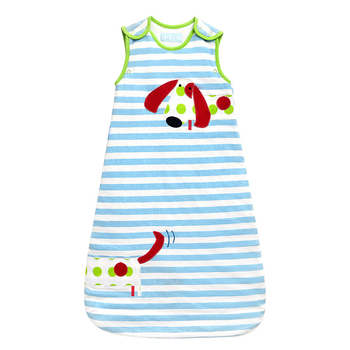 Kūdikio miego maišelis be rankovių, liemenės stilius, rudens–žiemos storas, užpildas pluoštas, 95% medvilnė, gryna medvilnė, iki 1 kg