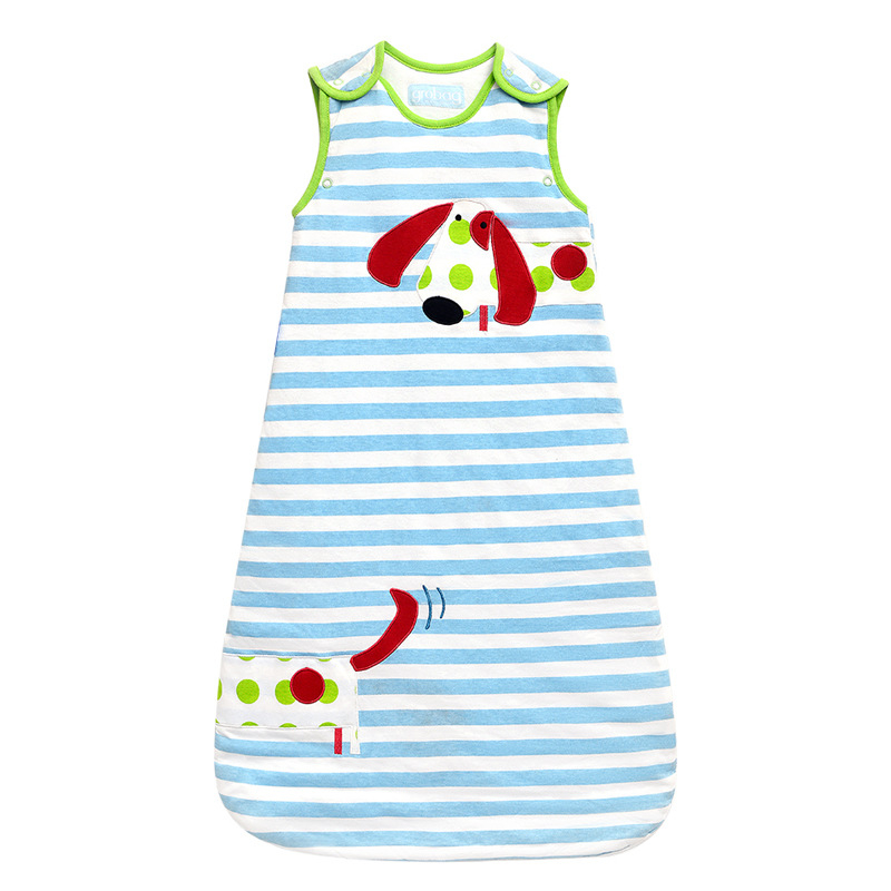 Kūdikio miego maišelis be rankovių, liemenės stilius, rudens–žiemos storas, užpildas pluoštas, 95% medvilnė, gryna medvilnė, iki 1 kg