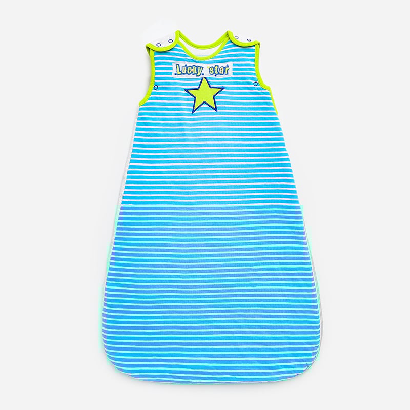 Kūdikio miego maišelis be rankovių, liemenės stilius, rudens–žiemos storas, užpildas pluoštas, 95% medvilnė, gryna medvilnė, iki 1 kg