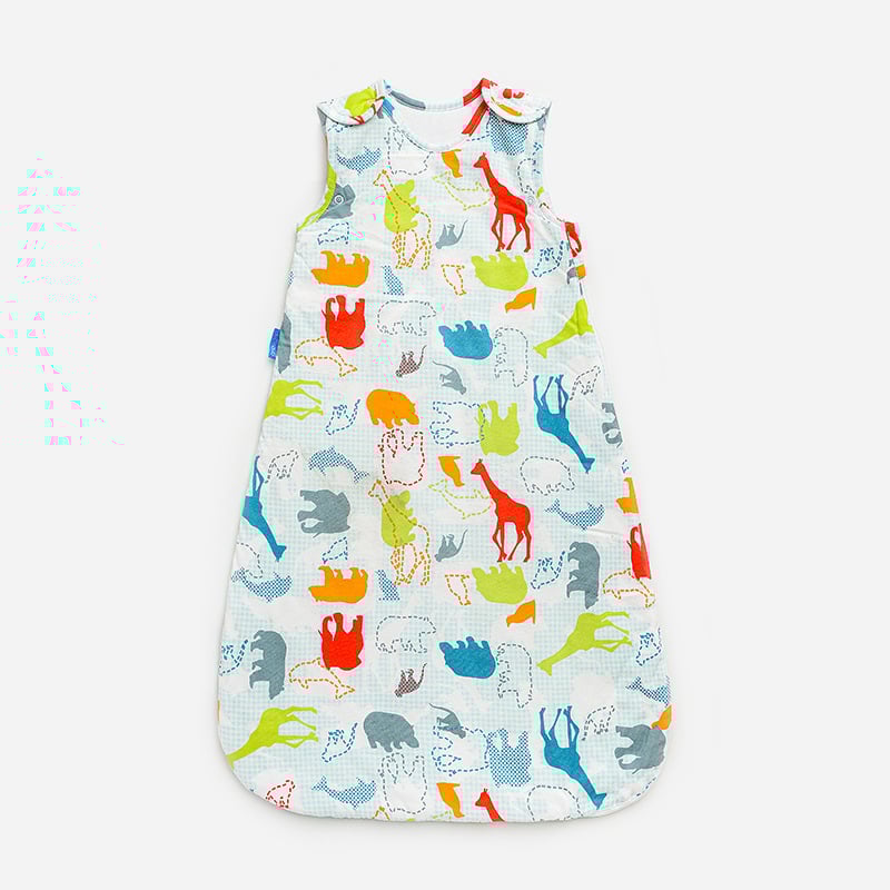 Kūdikio miego maišelis be rankovių, liemenės stilius, rudens–žiemos storas, užpildas pluoštas, 95% medvilnė, gryna medvilnė, iki 1 kg