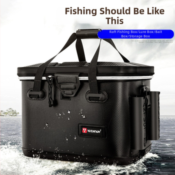 Daudzfunkcionāla makšķerēšanas kastīte un dzīvo zivju kauss, EVA materiāls, jūras makšķerēšanai