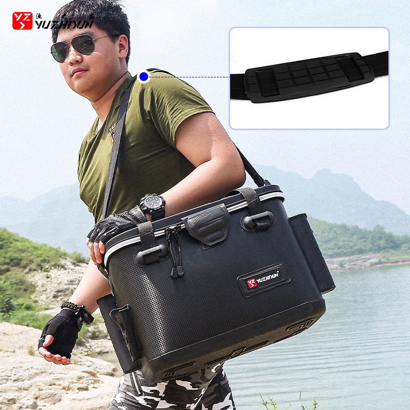 Daudzfunkcionāla makšķerēšanas kastīte un dzīvo zivju kauss, EVA materiāls, jūras makšķerēšanai