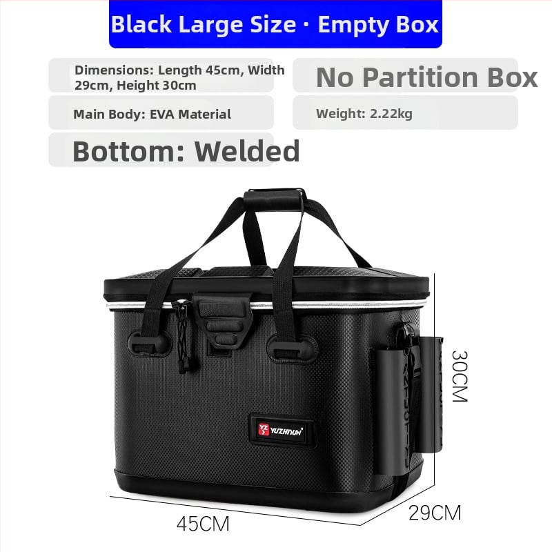 Daudzfunkcionāla makšķerēšanas kastīte un dzīvo zivju kauss, EVA materiāls, jūras makšķerēšanai