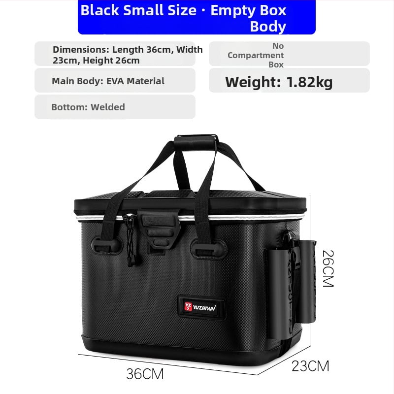 Daudzfunkcionāla makšķerēšanas kastīte un dzīvo zivju kauss, EVA materiāls, jūras makšķerēšanai