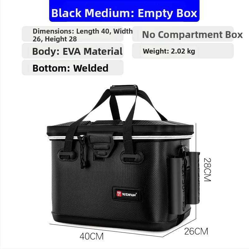 Daudzfunkcionāla makšķerēšanas kastīte un dzīvo zivju kauss, EVA materiāls, jūras makšķerēšanai