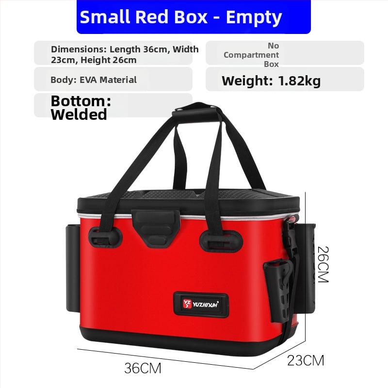 Daudzfunkcionāla makšķerēšanas kastīte un dzīvo zivju kauss, EVA materiāls, jūras makšķerēšanai