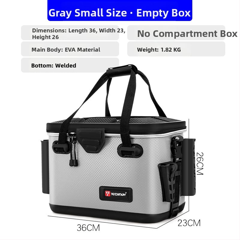 Daudzfunkcionāla makšķerēšanas kastīte un dzīvo zivju kauss, EVA materiāls, jūras makšķerēšanai