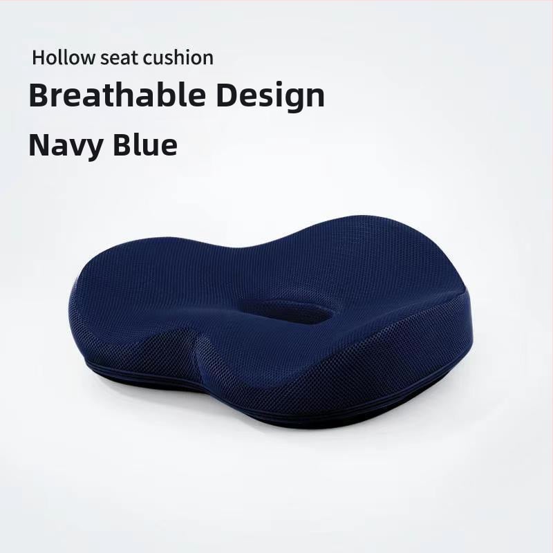 Възглавничка за стол с паметна пяна за офис и кола, дишаща, едноцветна, модерен стил