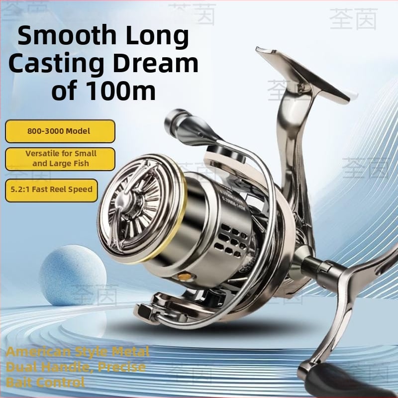 Tsuen yin spole – pilnmetāla korpuss, saderīgs ar mikro mānekļiem, garām distancēm jūras zvejā