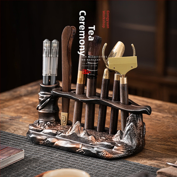 Σετ τελετής τσαγιού Six Gentlemen – ρητίνη, Κινέζικο στυλ, χωρίς συσκευασία