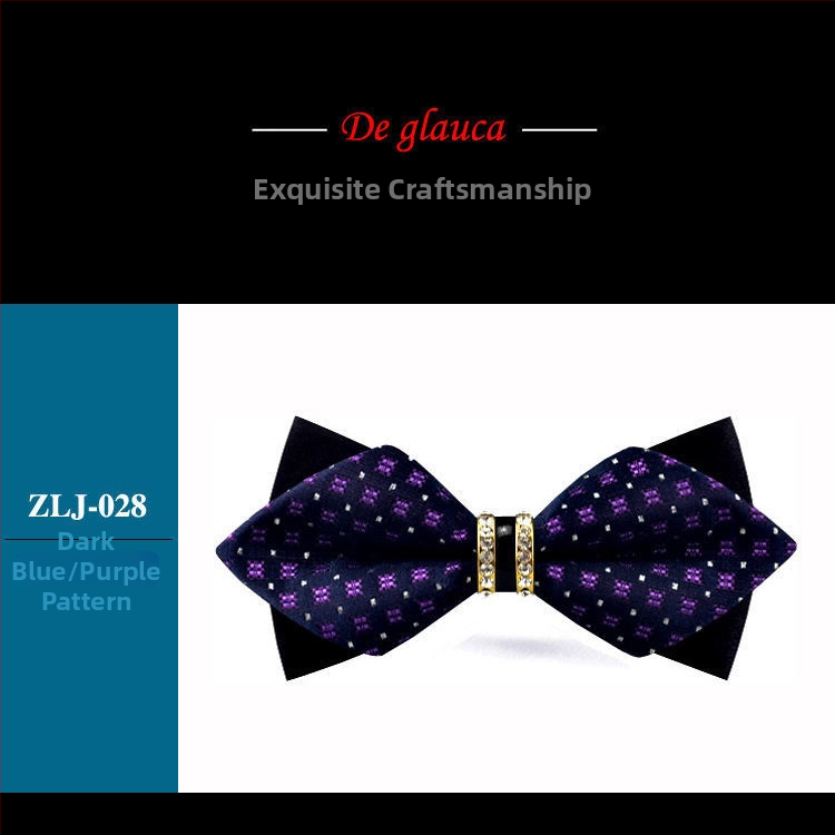 Vīriešu kaklasaite kāzām, poliesters, apkakles zieds, zvaigznāšu forma, 2021. vasara