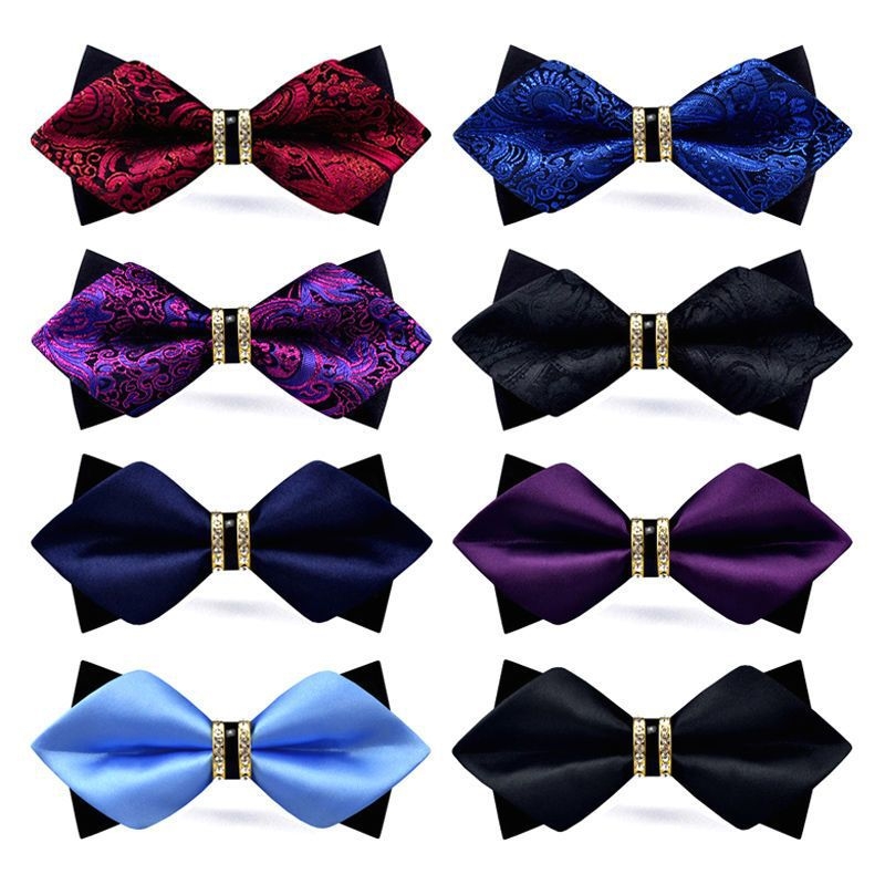 Vīriešu kaklasaite kāzām, poliesters, apkakles zieds, zvaigznāšu forma, 2021. vasara