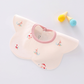 Naujagimių seilinukas su 360° pasukimu, dviejų sluoksnių iš šukuotos medvilnės, atsparus vandeniui, unisex, tinkamas 0–12 mėnesių