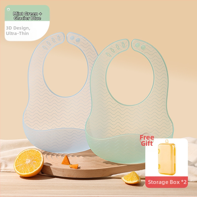 Beta Peptide silikono maitinimo prijuostė vaikams — minkšta, atspari vandeniui, atspari aliejams, maisto kokybės silikonas