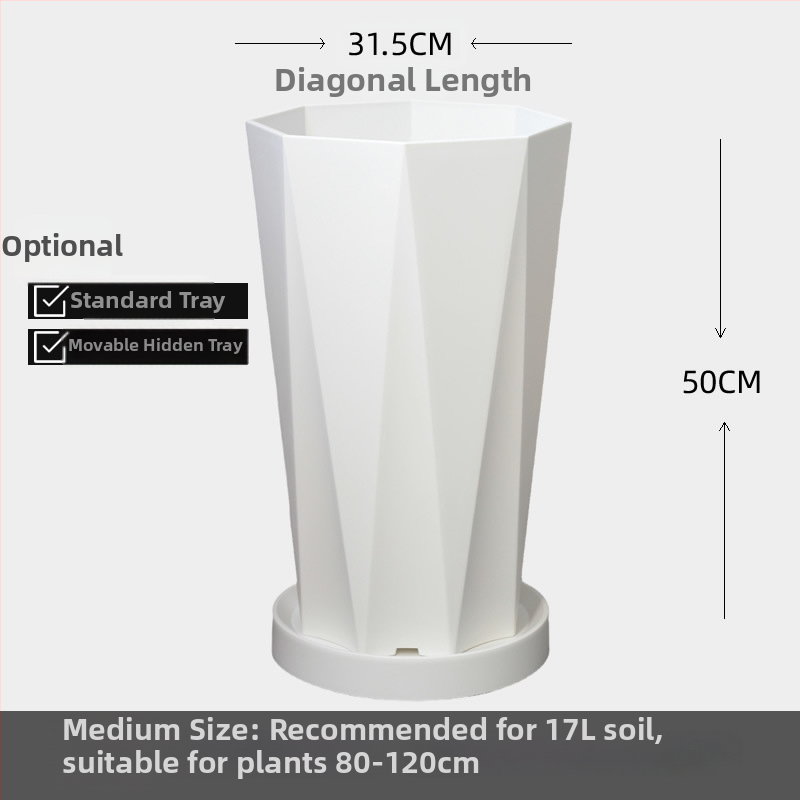 Plastični lonac za cvijeće, podni, za kućno vrtlarstvo, bez uvoza